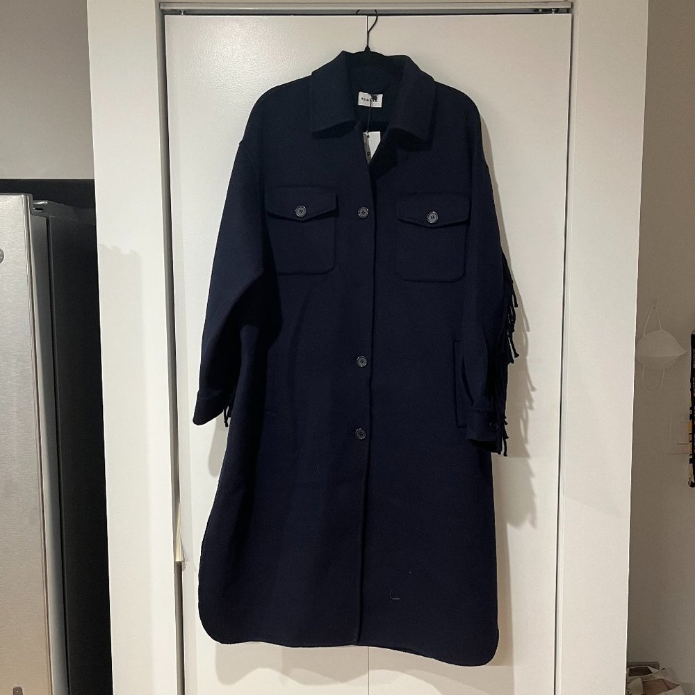 P.A.R.O.S.H. fringe coat 100% wool